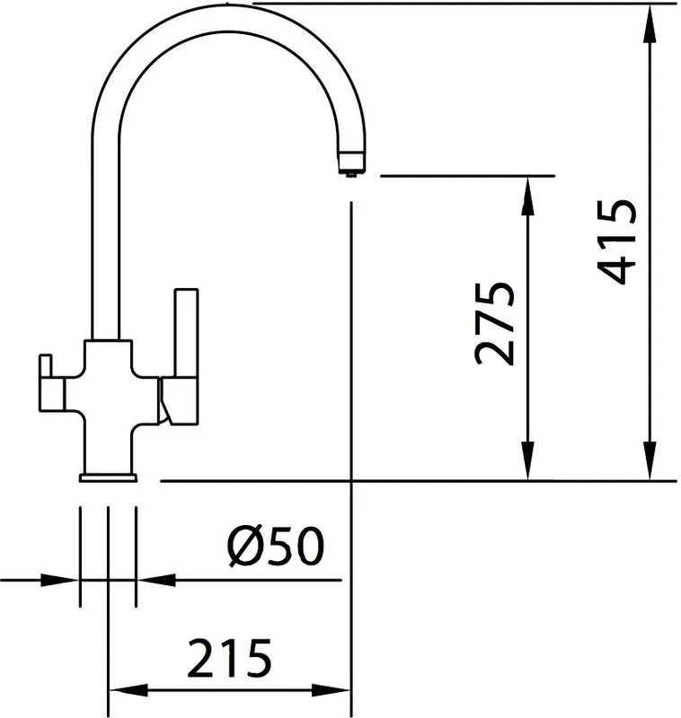 Смеситель для кухни Clever Square 60151 Sancos — официальный сайт