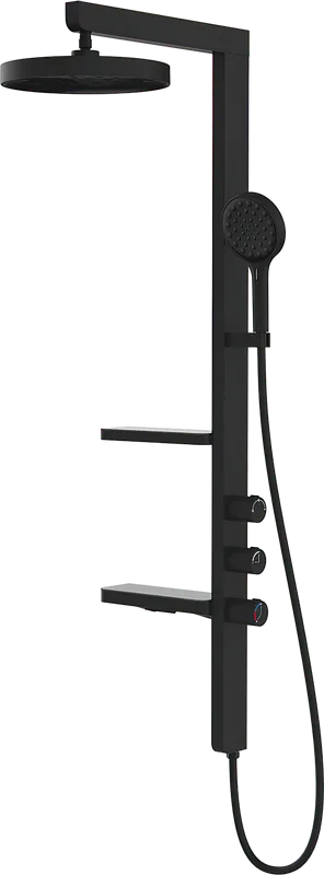 Душевая стойка Vincea Inspire VSFS-3I11MB, черный Sancos — официальный сайт