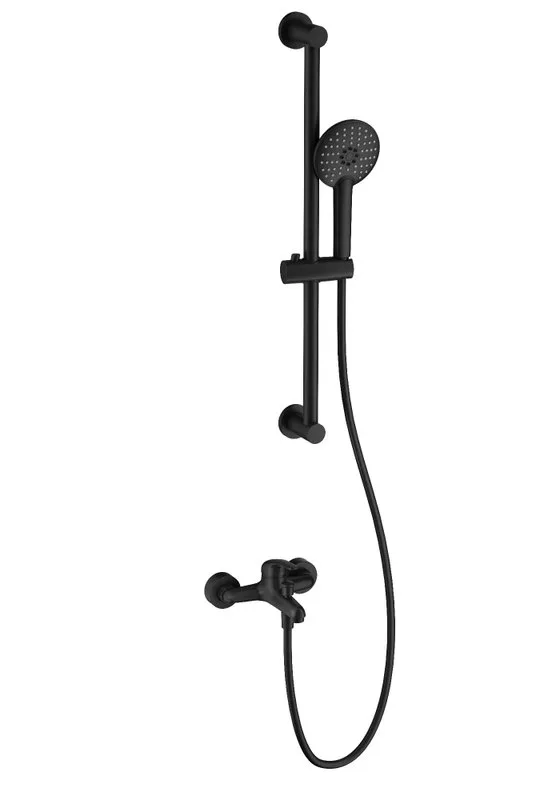 Смеситель для ванны с душем Wonzon & Woghand WW-4560-MB, матовый черный Sancos — официальный сайт