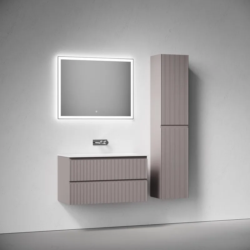 Тумба с раковиной Sancos Snob R 90 подвесная, doha soft, раковина СN7019wx Sancos — официальный сайт