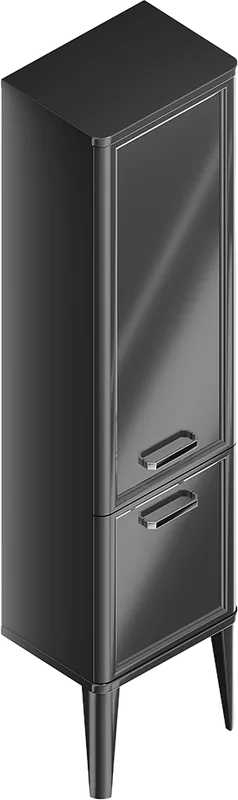 Шкаф-пенал для ванной KERAMA MARAZZI Pompei 150 черный глянцевый Sancos — официальный сайт