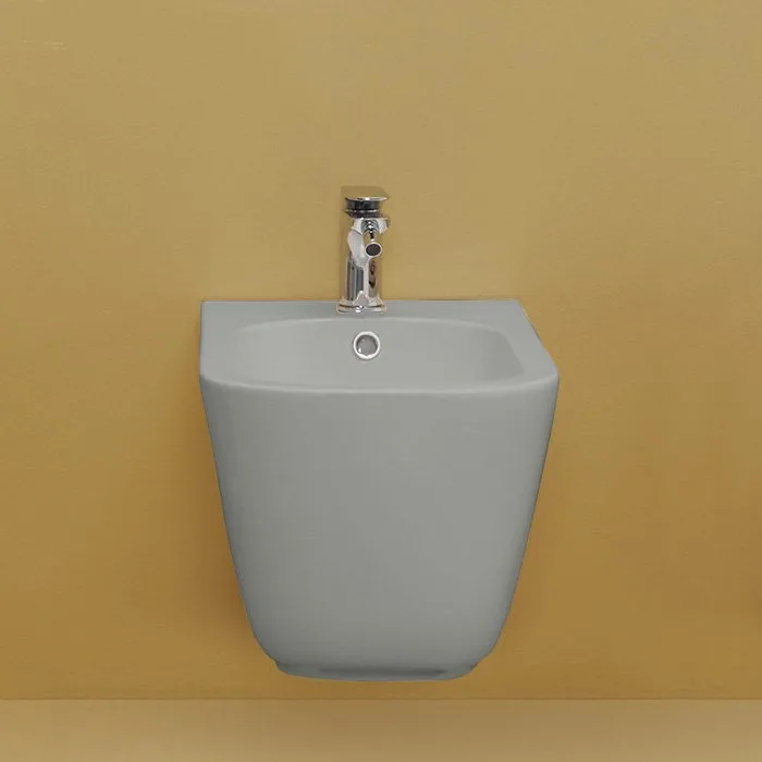 Биде подвесное Kerasan Tribeca 512559 grigio matt Sancos — официальный сайт