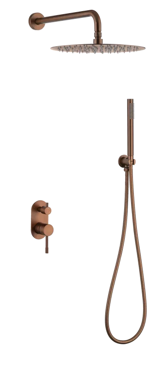 Душевой комплект Boheme Uno 464-BRB С ВНУТРЕННЕЙ ЧАСТЬЮ, brushed bronze Sancos — официальный сайт