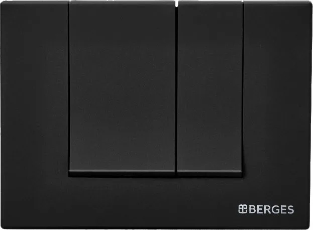 Кнопка смыва Berges Novum S5 чёрный, матовый Sancos — официальный сайт