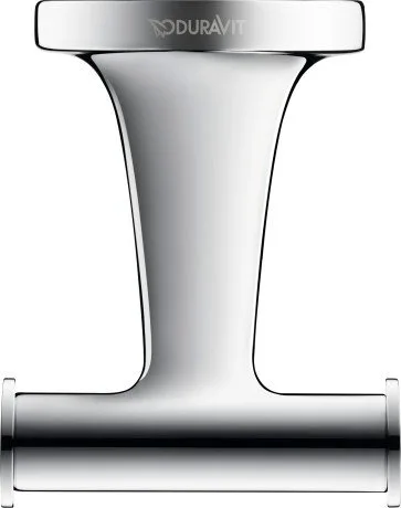 Крючок Duravit Starck T 0099301000 двойной, хром Sancos — Оригинал