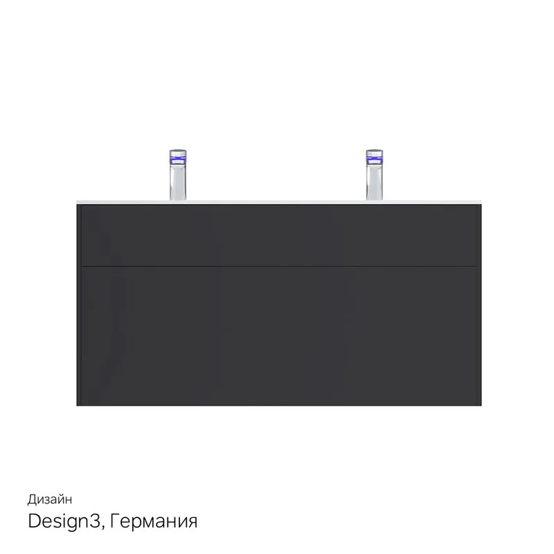 Тумба под раковину без столешницы AM.PM Inspire V2.0 120 графит матовый Sancos — официальный сайт