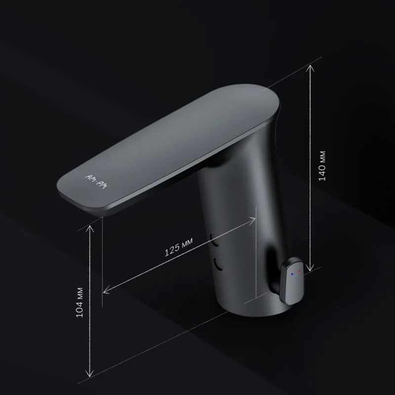 Смеситель для раковины AM.PM Inspire V2.0 F50A02322 черный, сенсорный Sancos — официальный сайт