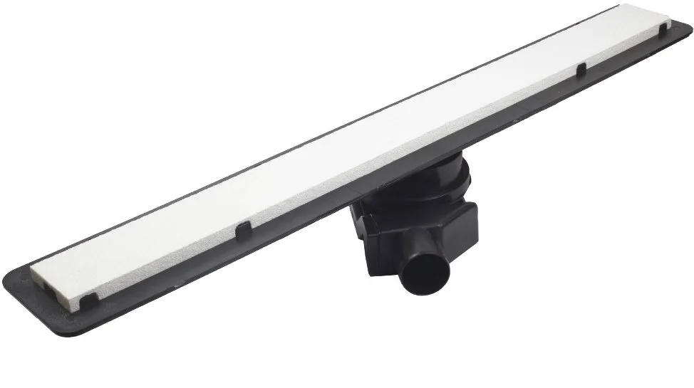 Душевой трап (лоток) Pestan Confluo Frameless Line 300 black glass Sancos — официальный сайт