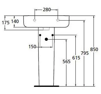 Пьедестал для раковины Ideal Standard Connect E797301 Sancos — официальный сайт