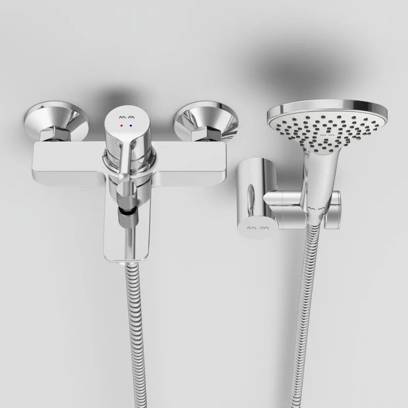 Смеситель для ванны с душем AM.PM X-Joy S F85B15000 Sancos — официальный сайт