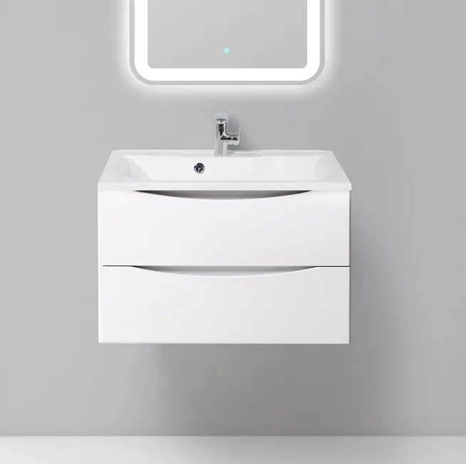 Тумба под раковину без столешницы BelBagno Marino 75 bianco lucido Sancos — официальный сайт