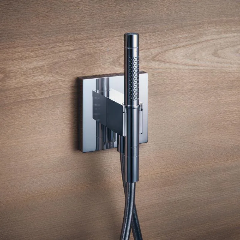 Шланговое подключение Axor Urquiola 11626000, с держателем для душа, хром Sancos — официальный сайт