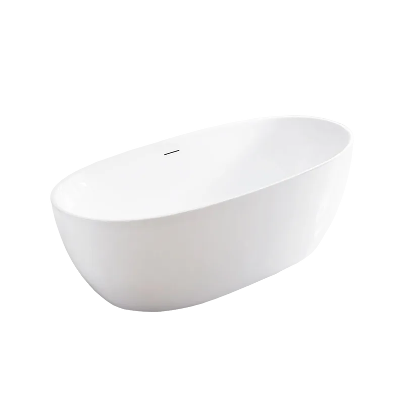 Акриловая ванна Vincea VBT-405-1860 185x90 см, отдельностоящая, белая, овальная, на ножках, со сливо Sancos — официальный сайт