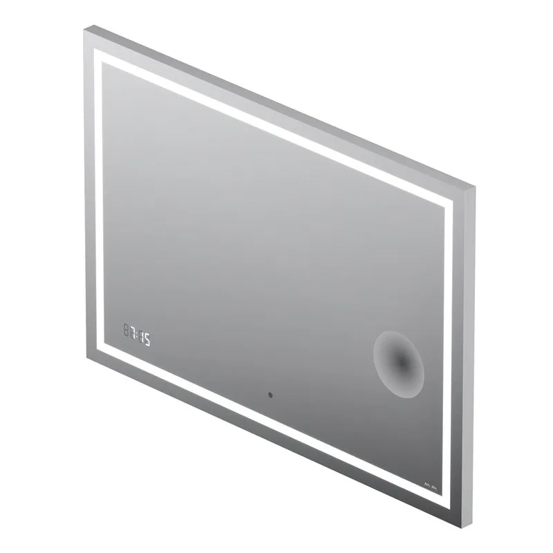 Зеркало AM.PM Gem 100 с LED-подсветкой, часами и косметическим зеркалом Sancos — официальный сайт