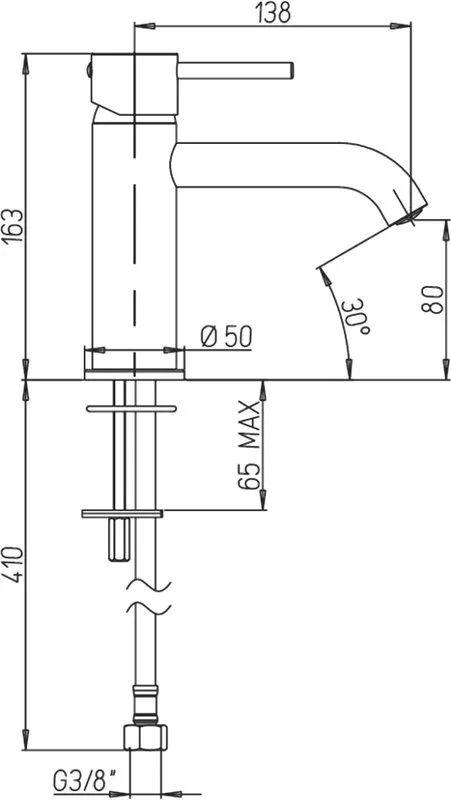 Смеситель для раковины Paini Cox 78PJ205O матовое золото Sancos — официальный сайт
