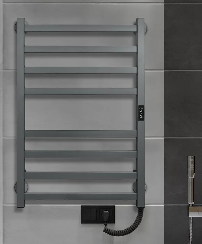 Полотенцесушитель электрический Indigo Oktava Slim 3 LСLOKS3E80-50MGRt серый Sancos — официальный сайт