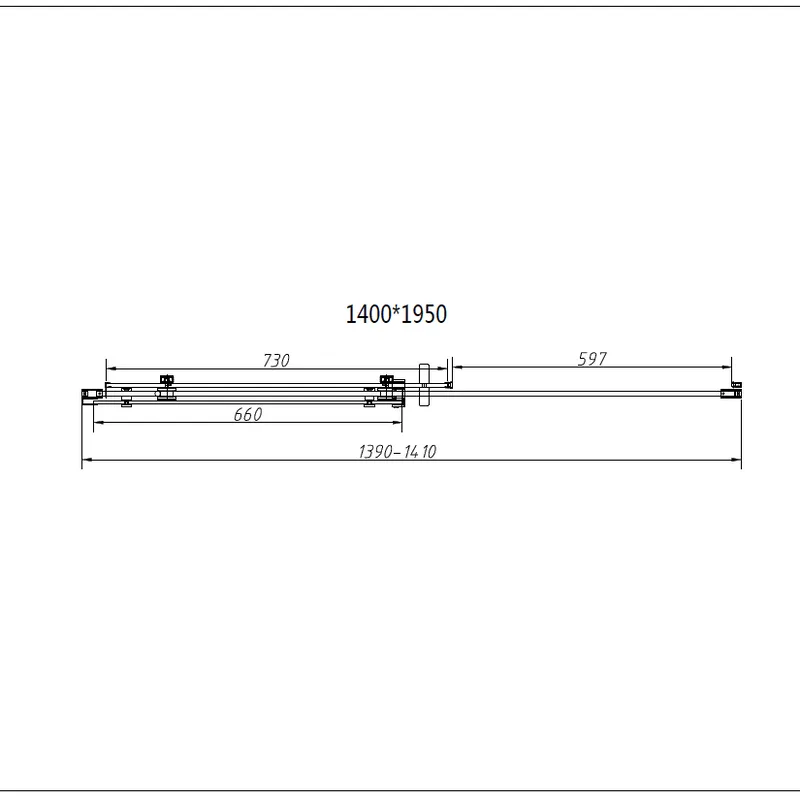 Душевой уголок Vincea Como-N VSR-4CN8014CGB 140х80 см, профиль матовый черный, стекло тонированное с Sancos — официальный сайт