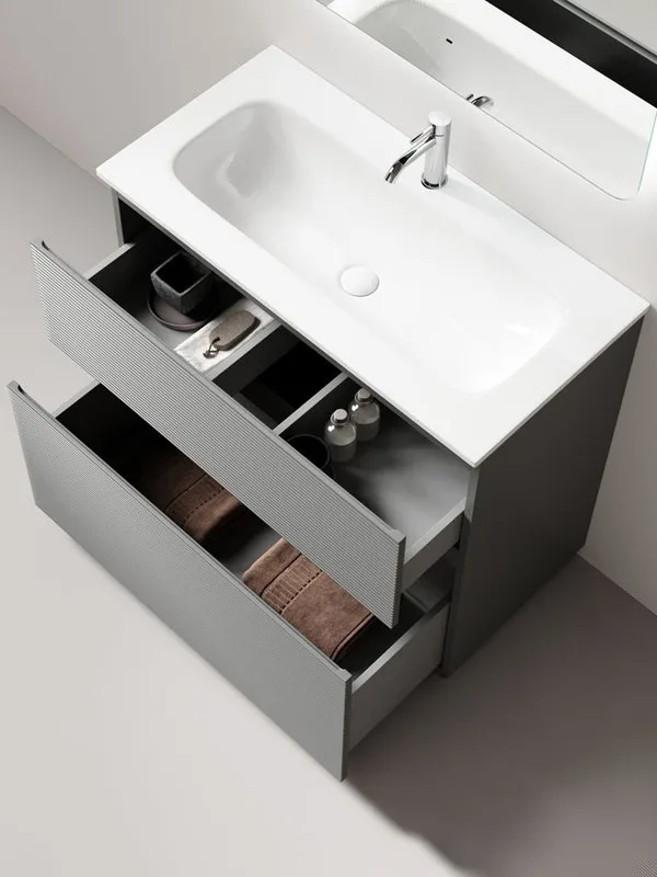 Тумба под раковину Sancos Folk Floor 90 напольная Ergraut soft (мягкий серый), FL90FES Sancos — официальный сайт