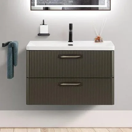 Тумба под раковину без столешницы BelBagno Due 80 оружейная сталь Sancos — официальный сайт