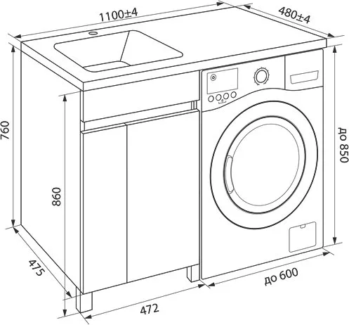 Тумба под раковину без столешницы IDDIS Optima Home 110 Sancos — официальный сайт