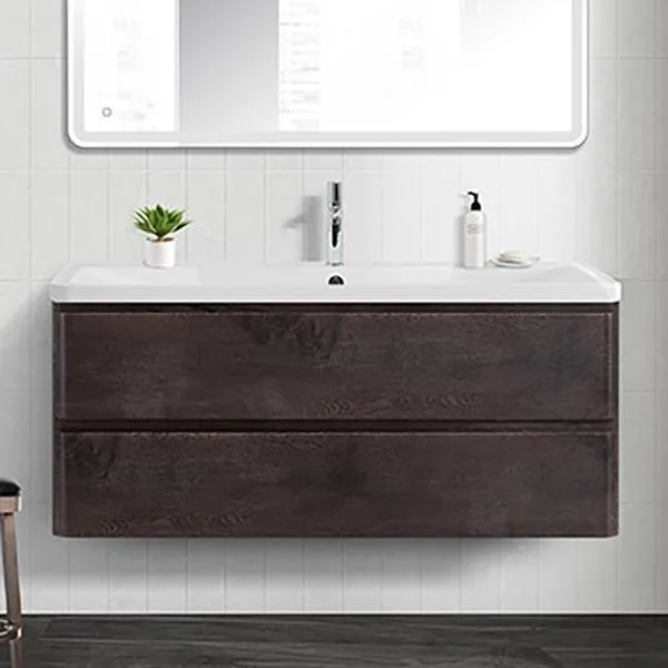 Тумба под раковину без столешницы BelBagno Albano 120 подвесная, rovere nature grigio Sancos — официальный сайт