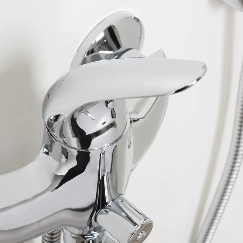 Смеситель с длинным изливом для ванны Wasserkraft Rossel 2802L Sancos — официальный сайт