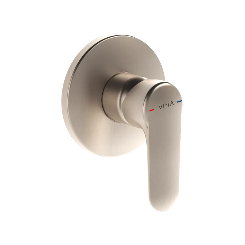 Встраиваемый смеситель VitrA Root Round A4272834EXP, брашированный никель Sancos — официальный сайт