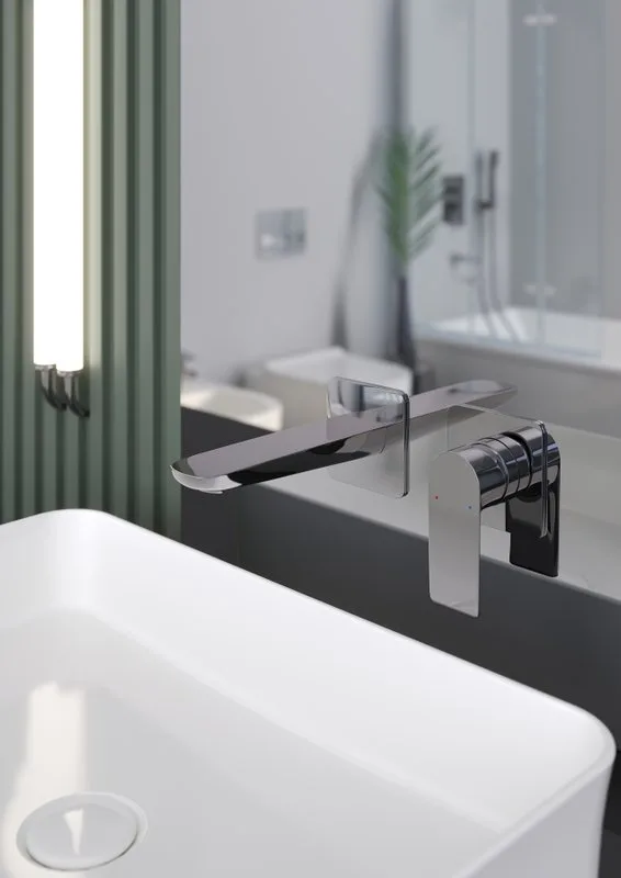 Смеситель для раковины Berges Ventas S 076007 С ВНУТРЕННЕЙ ЧАСТЬЮ, хром Sancos — официальный сайт