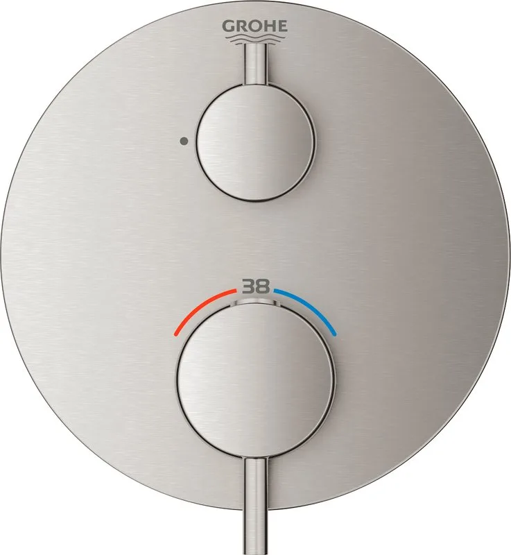 Термостатический смеситель встраиваемый Grohe Atrio 24134DC3 для душа, суперсталь Sancos — официальный сайт