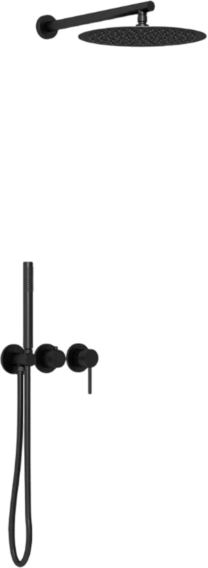 Душевой комплект Vincea Groove VSFW-4G01MB, С ВНУТРЕННЕЙ ЧАСТЬЮ, черный Sancos — официальный сайт