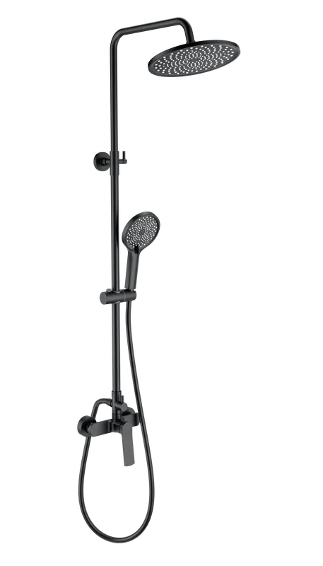 Душевая стойка Wonzon & Woghand WW-B3200-MB, матовая черная Sancos — официальный сайт