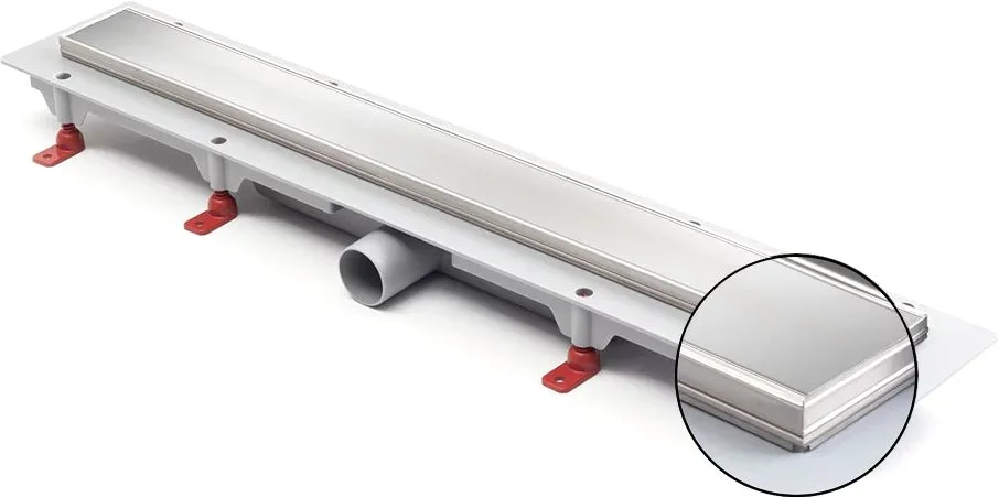 Душевой трап (лоток) Veconi Klasik N 650 хром глянцевый Sancos — официальный сайт