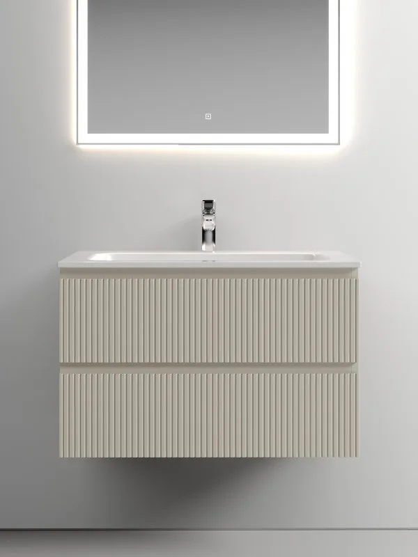 Тумба под раковину Sancos Snob T 80 подвесная Beige soft (капучино), SNT80CE Sancos — официальный сайт