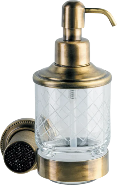 Дозатор Boheme Royal Cristal Black Br подвесной, бронза