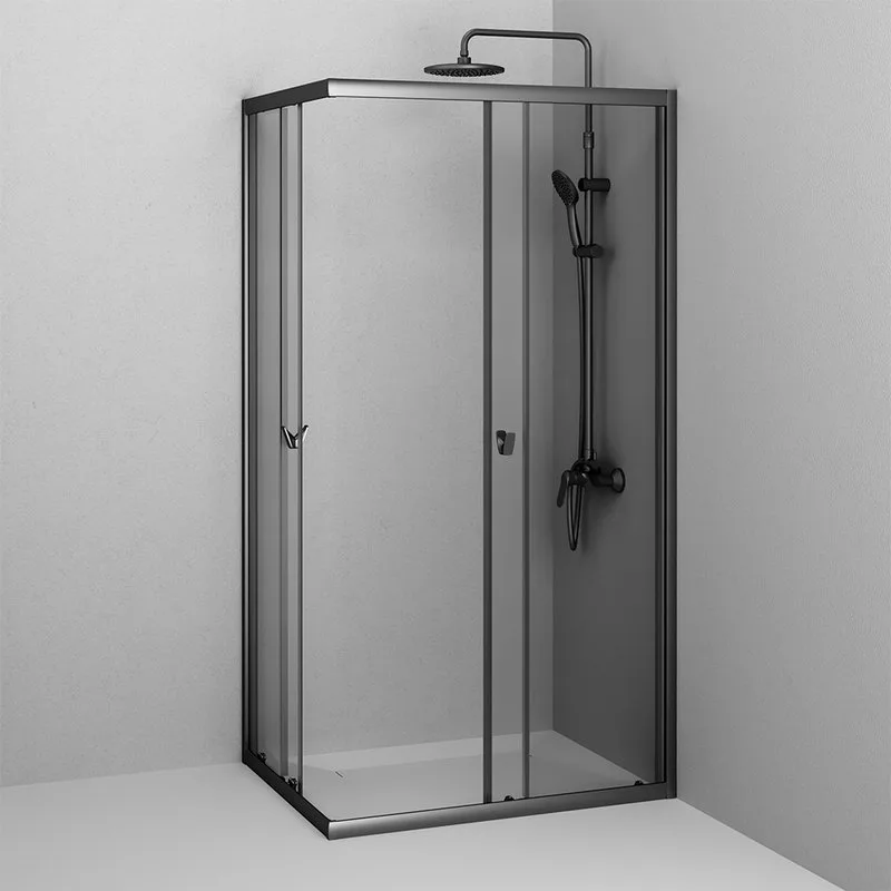 Душевой уголок AM.PM Sunny W87G-403-10080-BT 100x80 см, черный матовый Sancos — официальный сайт