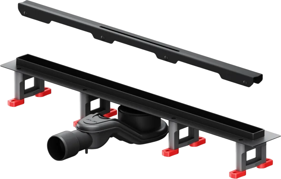 Душевой трап (лоток) AM.PM MasterFlow Slim line 60 см, черный матовый Sancos — официальный сайт