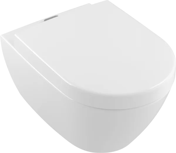 Унитаз подвесной Villeroy & Boch Subway 2.0 5614A101 9M78S101 с микролифтом, безободковый, глянцевый