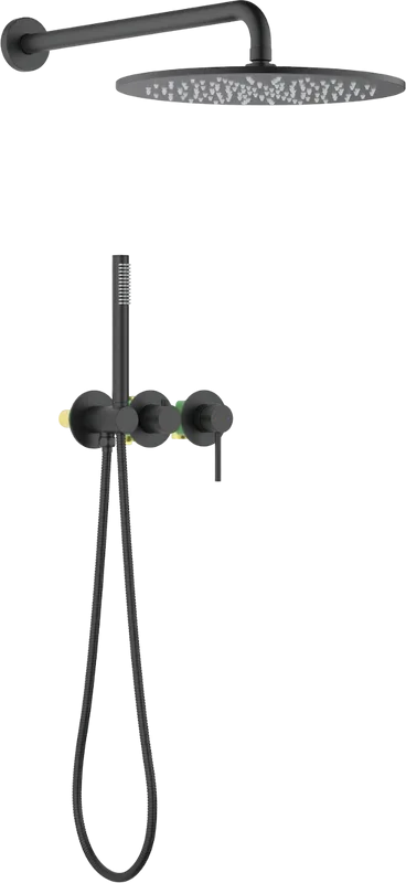 Душевой комплект Timo Saona SX-2349/03SM, С ВНУТРЕННЕЙ ЧАСТЬЮ, черный Sancos — официальный сайт
