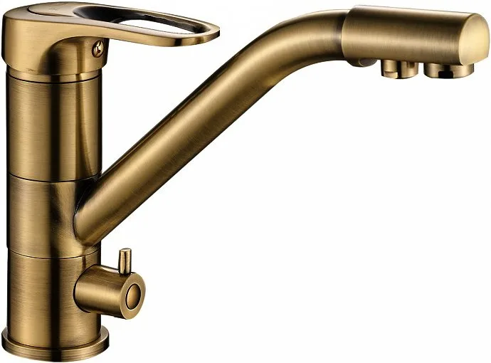 Смеситель для кухни Steel Hammer SH 321 BRONZE Sancos — официальный сайт