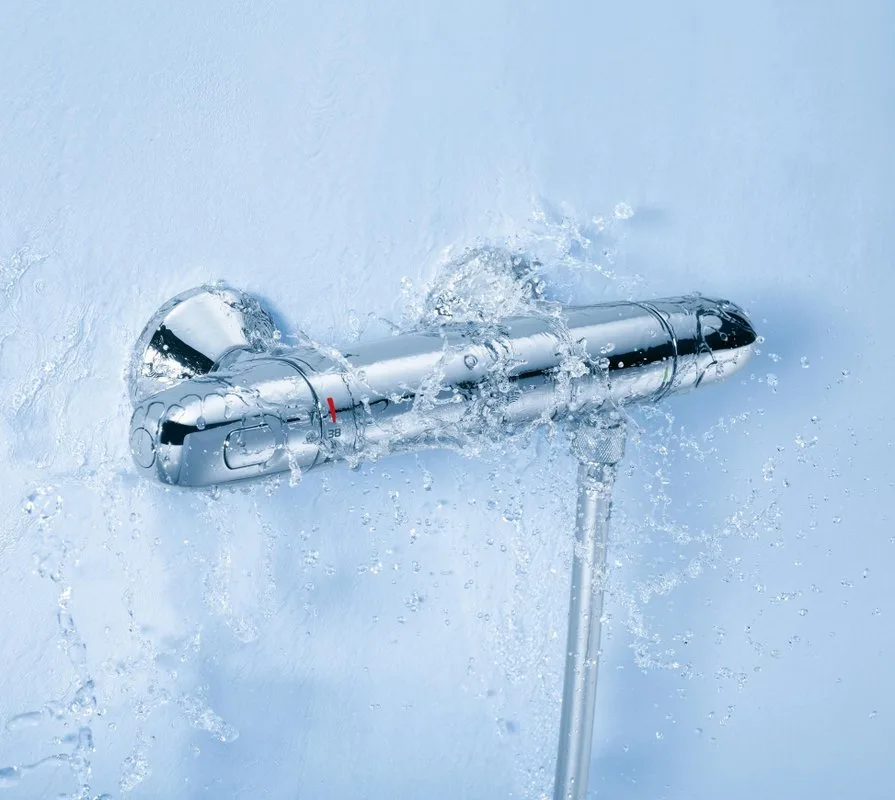 Термостатический смеситель Grohe Grohtherm 1000 34151004 с душевым гарнитуром Sancos — официальный сайт