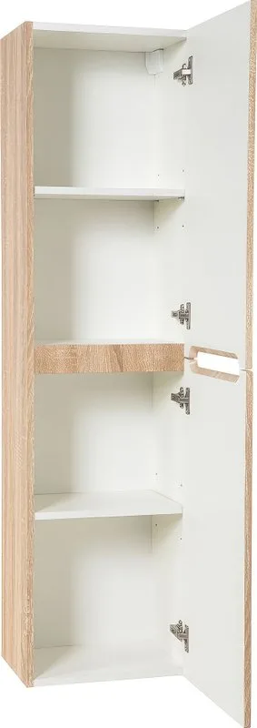 Шкаф-пенал для ванной BelBagno Etna 40 R rovere bianco Sancos — официальный сайт