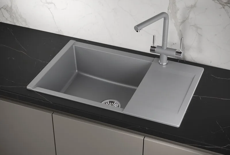 Мойка кухонная Granula Estetica 7807, алюминиум Sancos — официальный сайт