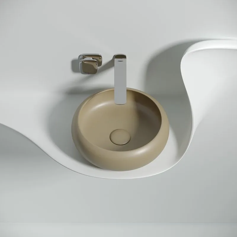 Накладная раковина Ceramicanova Element CN6050MC капучино матовая Sancos — официальный сайт