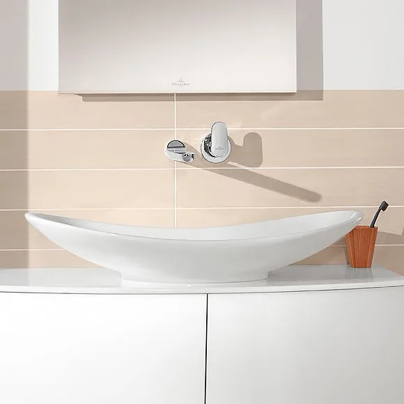 Накладная раковина Villeroy & Boch My Nature 4110 80R1 alpin CeramicPlus Sancos — официальный сайт