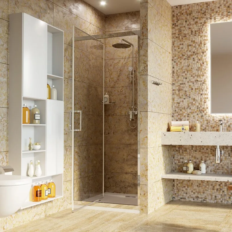 Душевая дверь в нишу Wasserkraft Salm 27I12 100 см Sancos — официальный сайт