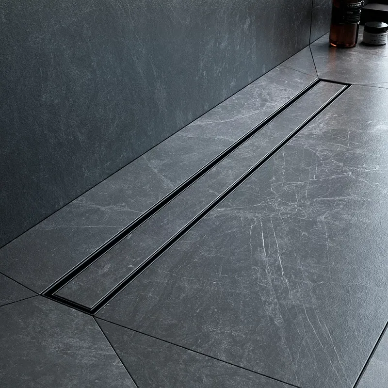 Душевой трап (лоток) AM.PM MasterFlow Tile 80 см, черный матовый Sancos — официальный сайт