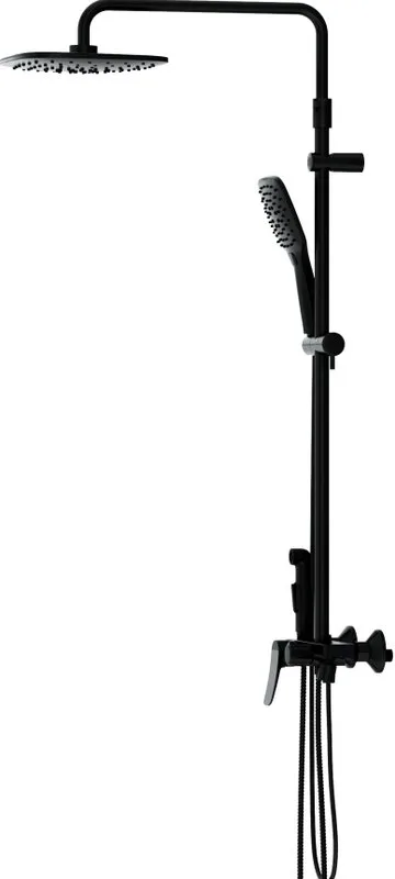 Душевая стойка Damixa Apollo DX220920300 с гигиеническим душем,, черная Sancos — официальный сайт
