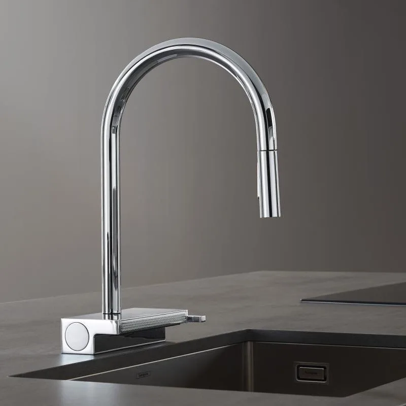 Смеситель для кухни Hansgrohe Aquno Select M81 Aquno Select M81 73831000 хром Sancos — официальный сайт
