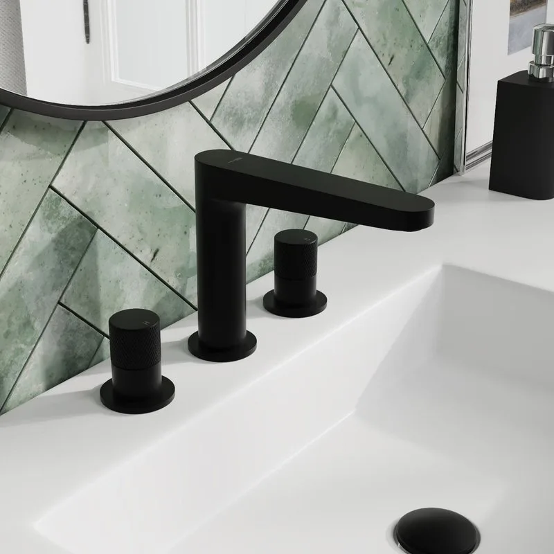 Смеситель для раковины Wasserkraft Fulda 5235 черный soft-touch Sancos — официальный сайт
