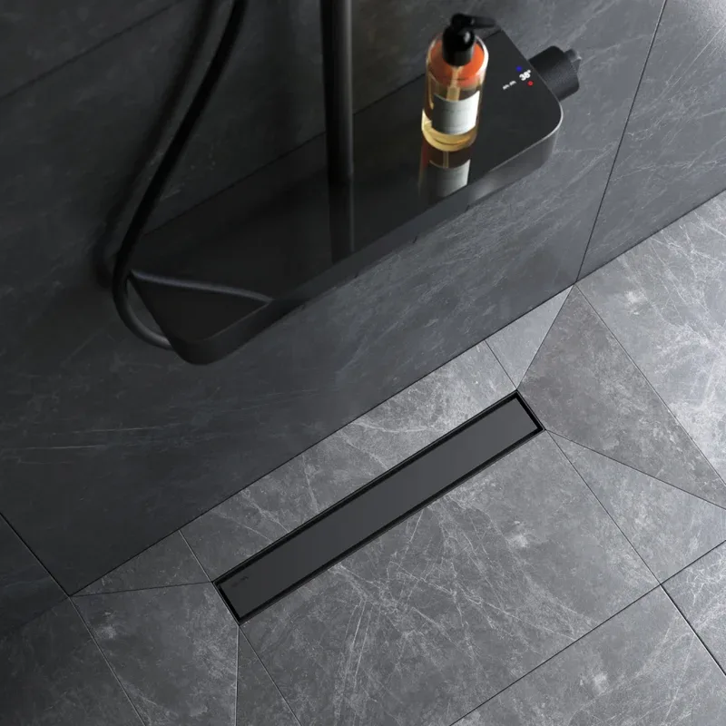 Душевой трап (лоток) AM.PM MasterFlow Tile 50 см, черный матовый Sancos — официальный сайт